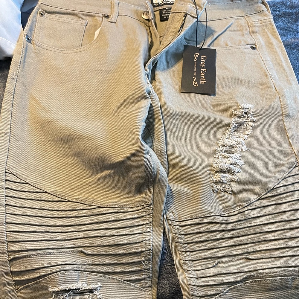 Khaki Mens Jeans